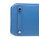 Hermes Bleu Paradis Swift Leather Birkin 25cm (T Stamp)