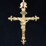 Early 19th Century French gold crucifix