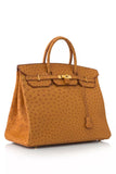 Chestnut Ostrich Birkin 40