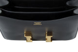 Pre-Owned Hermès Black Box Calf Constance 18