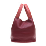 Hermes Rouge H Togo Leather / Rouge Duchesse Swift Leather Picotin Lock 31cm (R