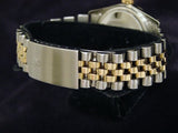 Pre Owned Mens Rolex Two-Tone Datejust with a Blue Diamond Dial 16013