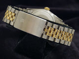 Pre Owned Mens Rolex Two-Tone Datejust with a Black Dial 1601