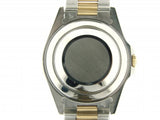 PRE OWNED MENS ROLEX TWO-TONE GMT-MASTER II WITH A GOLD SERTI DIAL 16713