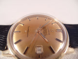 Omega Constellation 18 k solid case Omega lizard strap + buckle ref 168.010 year 1966 cal 564