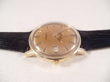 Omega Constellation 18 k solid case Omega lizard strap + buckle ref 168.010 year 1966 cal 564