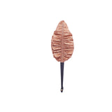 LUXURY APRICOT PALMETTE HAND-FAN BY DUVELLEROY