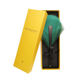 LUXURY EMERALD GREEN TULIPE HAND-FAN BY DUVELLEROY