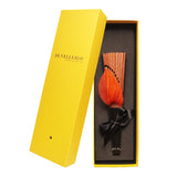 LUXURY APRICOT PETAL HAND-FAN BY DUVELLEROY