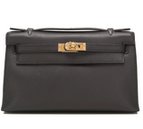 Hermes Black Swift Mini Kelly Pochette