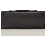 Hermes Black Swift Kelly Cut Palladium Hardware