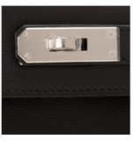 Hermes Black Swift Kelly Cut Palladium Hardware