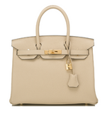 Hermes Trench Togo Birkin 30cm Gold Hardware