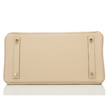 Hermes Trench Togo Birkin 30cm Gold Hardware