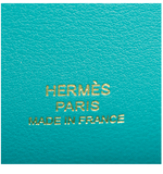 Hermes Blue Paon Swift Mini Kelly Pochette