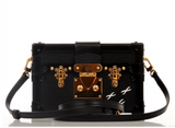 Louis Vuitton Black Epi Petite Malle