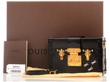 Louis Vuitton Black Epi Petite Malle