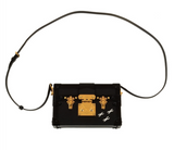 Louis Vuitton Black Epi Petite Malle