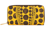 Louis Vuitton Monogram Yayoi Kusama Pumpkin Dots Yellow Zippy Wallet