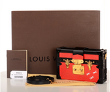 Louis Vuitton Red Epi Petite Malle