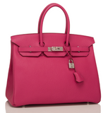 Hermes Tosca Fjord Birkin 35cm Palladium Hardware