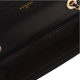 Chanel Black Quilted Lambskin Trendy CC Wallet On Chain (WOC)