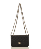 Chanel Black Quilted Lambskin Trendy CC Wallet On Chain (WOC)