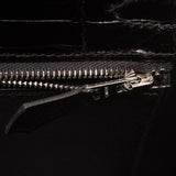 Hermes Black Shiny Niloticus Crocodile Kelly Sellier 25cm