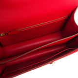 Hermes Rouge Casaque Epsom Constance 24cm Gold Hardware