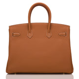 Hermes Gold Togo Birkin 35cm Gold Hardware
