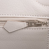 Hermes SO Horseshoe Stamped Bi-Color Blue Jean and Gris Perle Togo Birkin 30cm