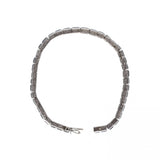 Art Deco Platinum Sapphire Line Bracelet