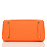 Hermes Orange H Epsom Birkin 30cm Gold Hardware