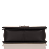 Chanel Paris In Rome Black and White Pleated Calfskin Medium Boy Bag