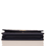 Chanel Navy Quilted Lambskin Boy Wallet On Chain (WOC)