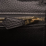 Hermes Black Togo Kelly 32cm Gold Hardware