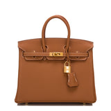 Hermes Gold Togo Birkin 25cm Gold Hardware