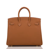 Hermes Gold Togo Birkin 25cm Gold Hardware
