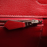 Hermes Rouge H Matte Alligator Birkin 25cm