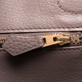 Hermes Etain Clemence Birkin 30cm Gold Hardware