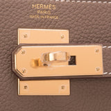 Hermes Etoupe Togo Retourne Kelly 28cm Gold Hardware