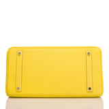 Hermes Lime Epsom Bi-Color Candy Birkin 35cm Palladium Hardware