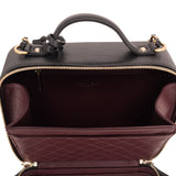 Chanel Black Caviar Medium Filigree Vanity Case