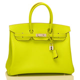 Hermes Kiwi Epsom Bi-Color Candy Birkin 35cm Palladium Hardware