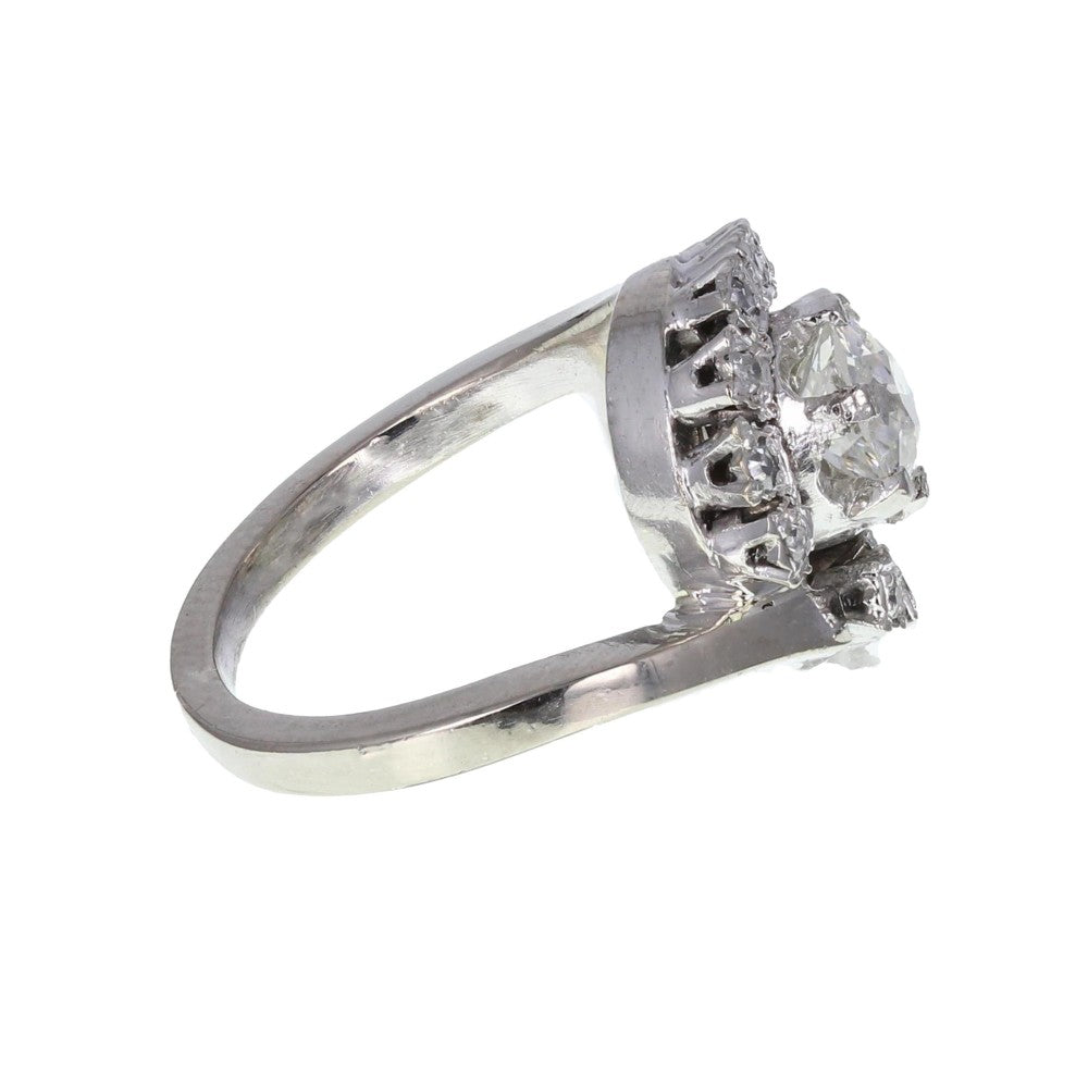 Fancy Diamond Two-Stone Ring
