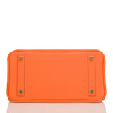 Hermes Orange Swift Birkin 25cm Gold Hardware
