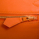 Hermes Orange Swift Birkin 25cm Gold Hardware