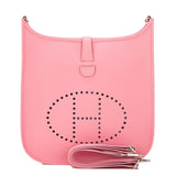 Hermes Rose Confetti Epsom Evelyne III GM