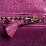 Hermes Anemone Togo Swift Ghillies Birkin 30cm Palladium Hardware