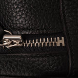 Hermes Black Clemence Medium Lindy 30cm